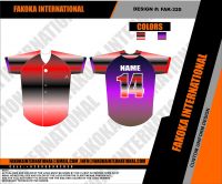 Red Purple Baseball Jersey